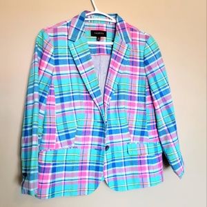 Plaid blazer